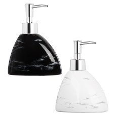 Дозатор для жидкого мыла Marble, керамика, 2 цвета VETTA